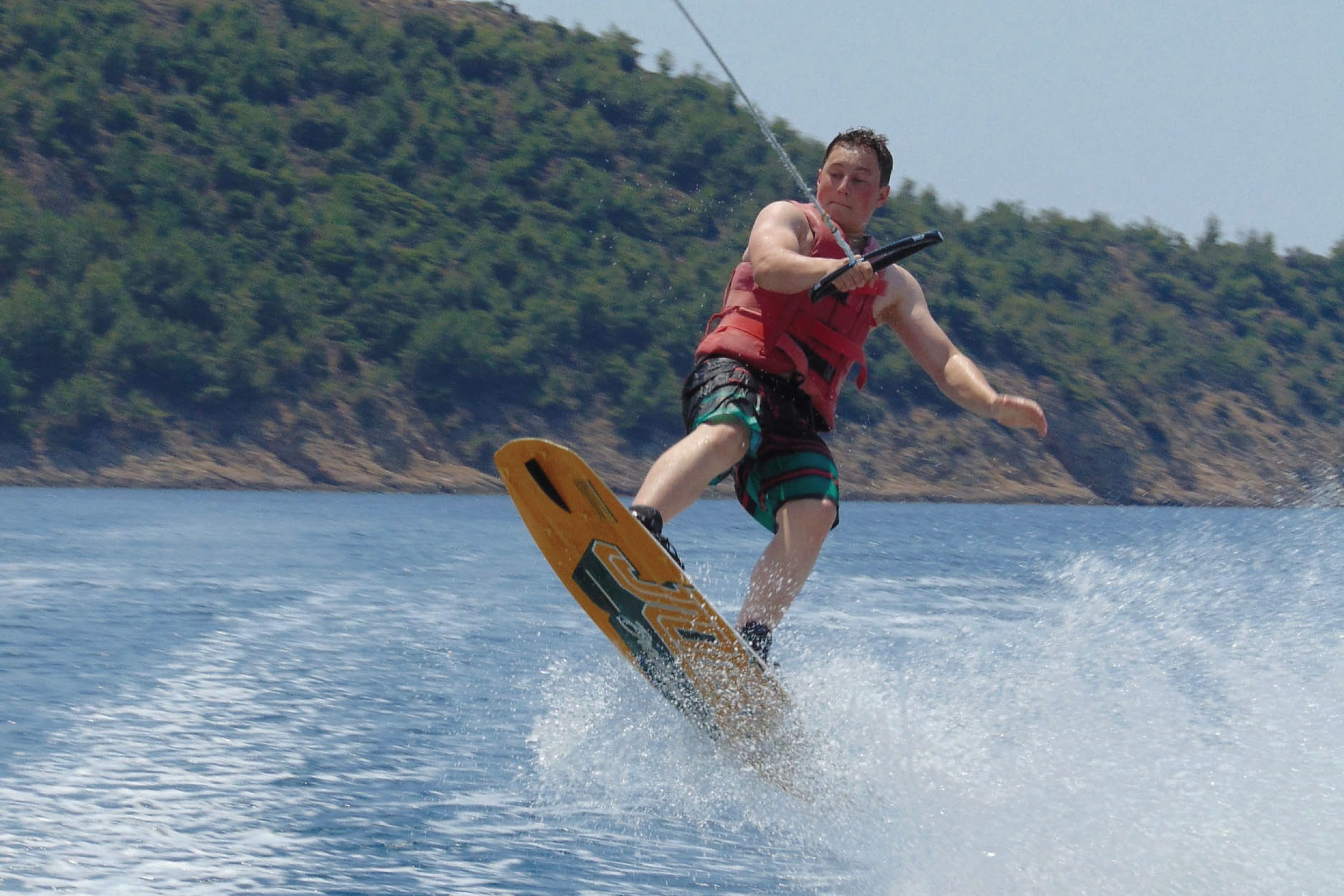 Wakeboard Water Sports Dolphins Thassos Greece